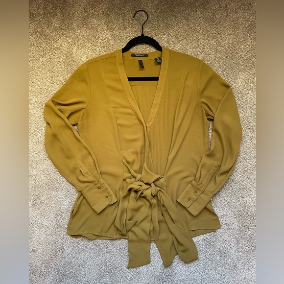 Maison Scotch & Soda tie front blouse - Size small - Picture 2 of 7